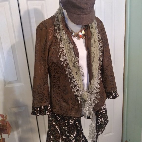 1721 Size PM Multiples Upcycled Tunic Jacket - Picture 7 of 9